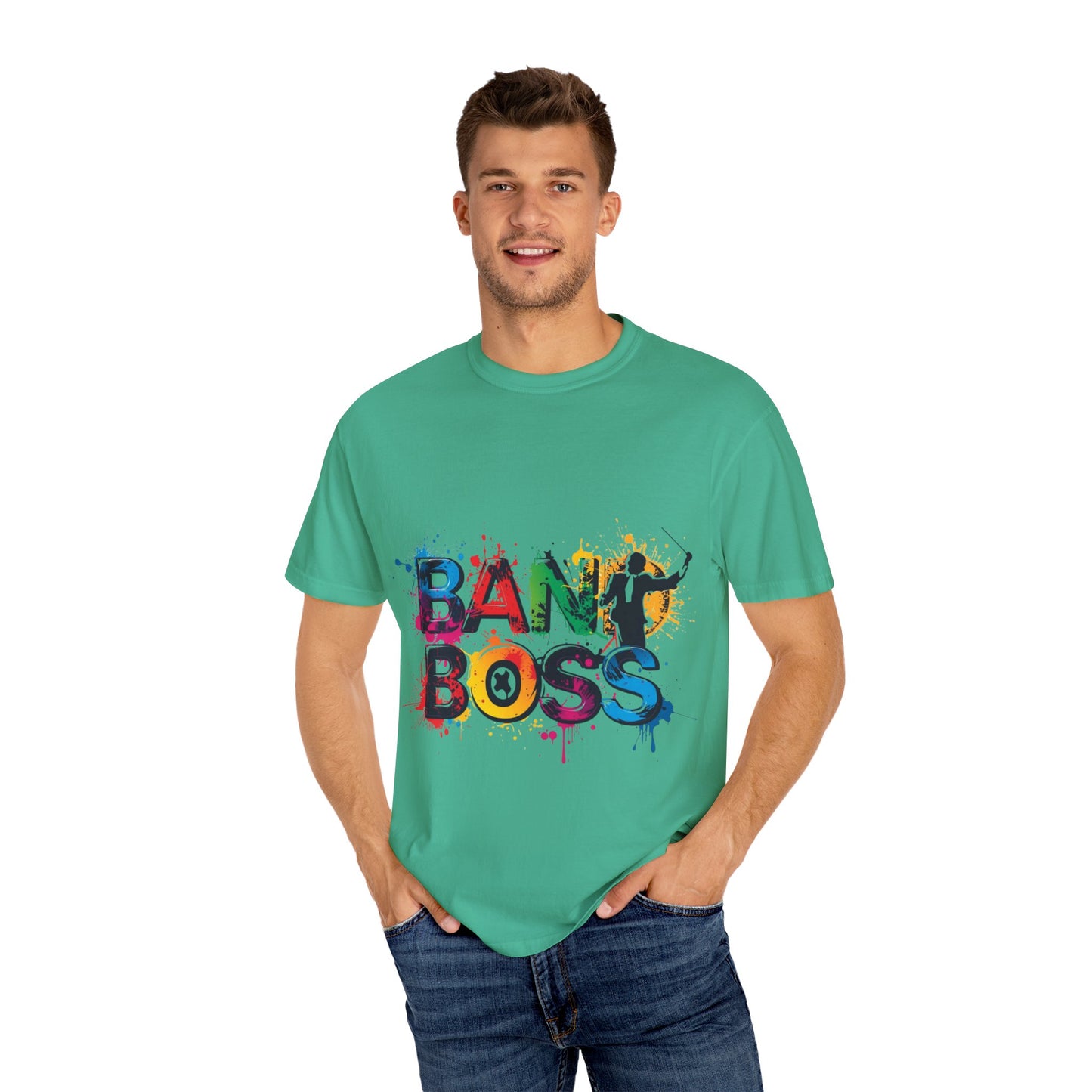 "Band Boss" Unisex  Garment Dyed T-Shirt