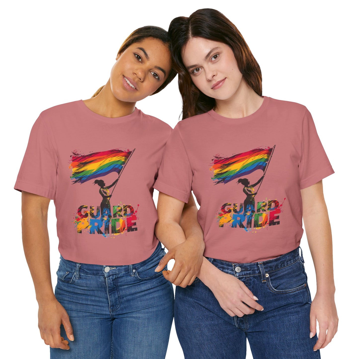 Guard Pride Tee - Color Guard Rainbow Flag Shirt