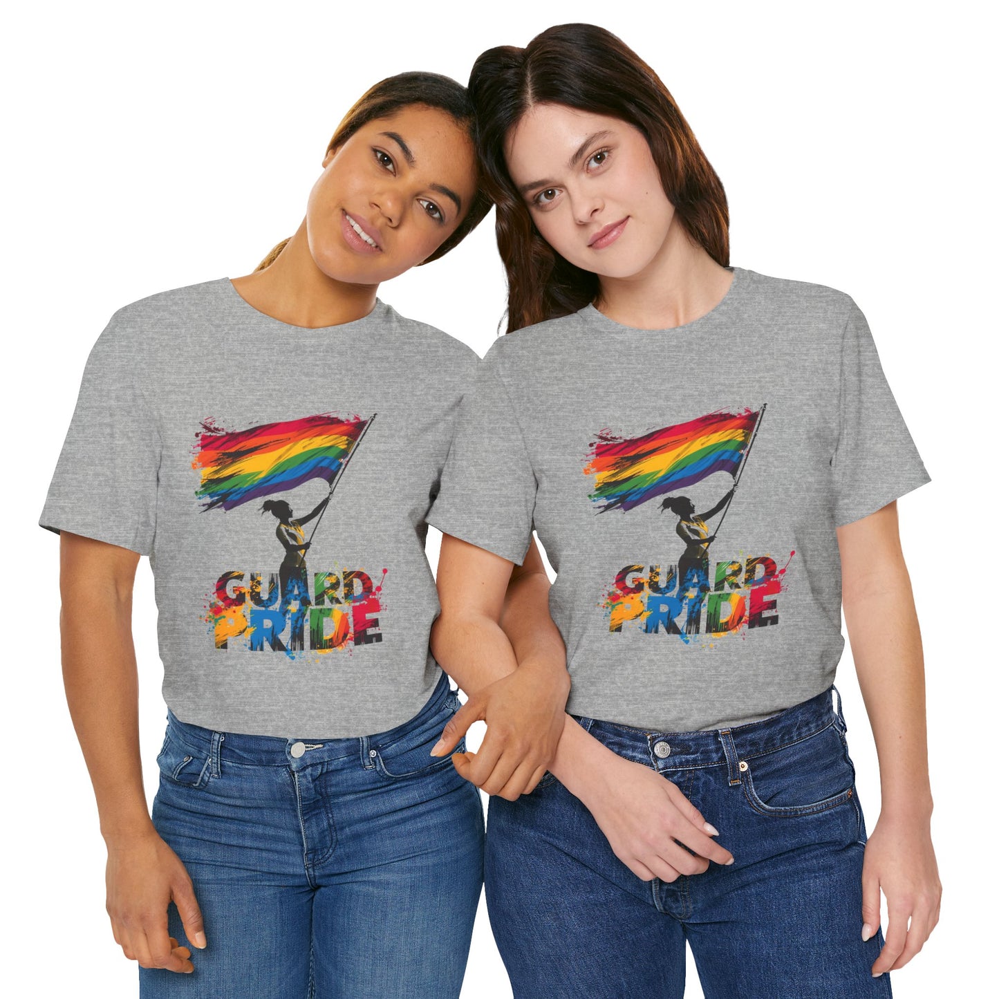 Guard Pride Tee - Color Guard Rainbow Flag Shirt