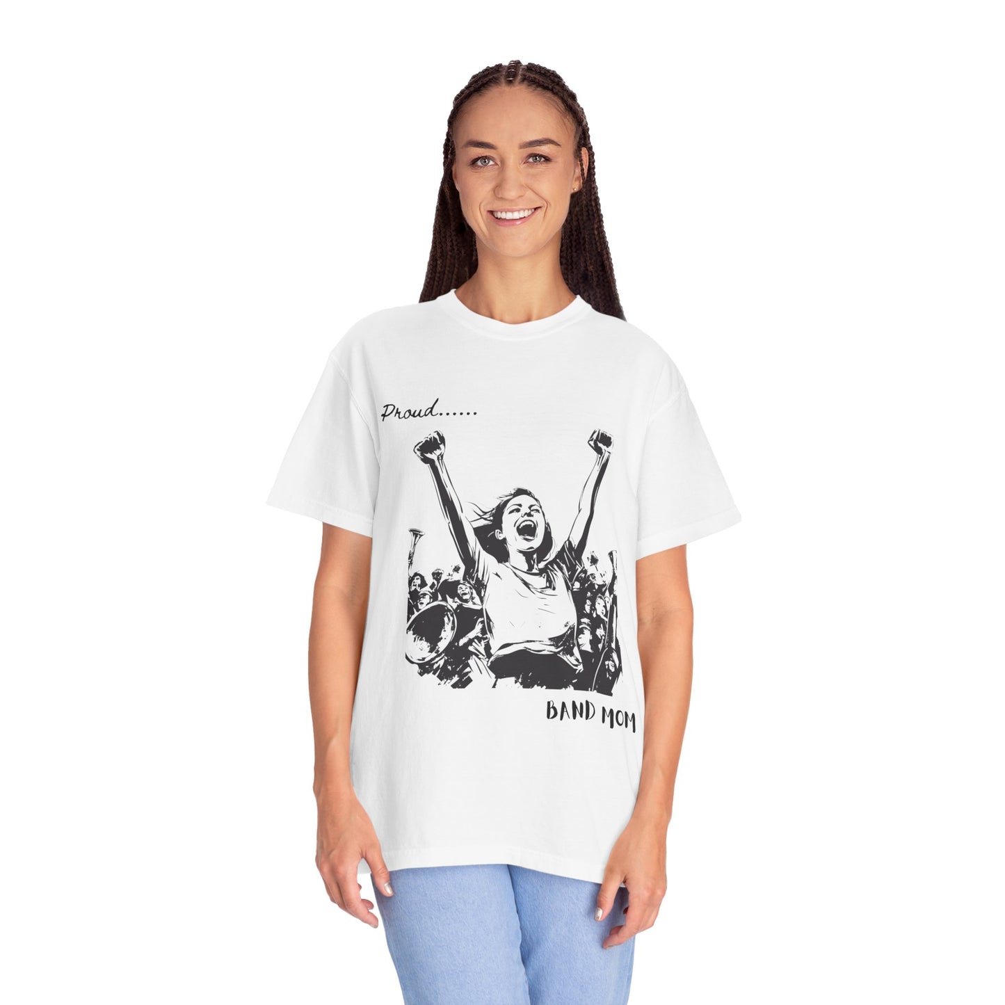 " Band Parent" Unisex Garment-Dyed T-shirt