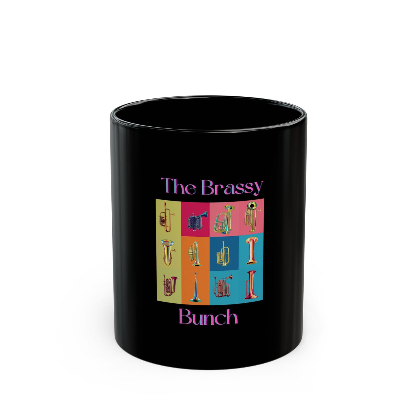 "Brassy Bunch" Black Mug (11oz, 15oz)