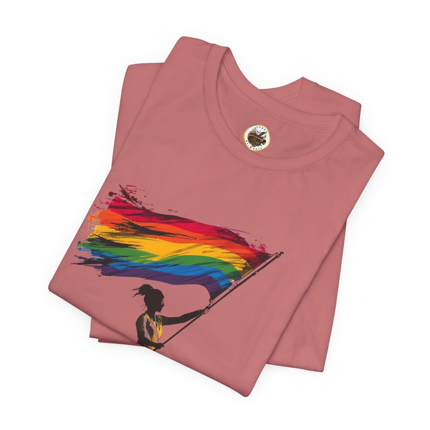 Guard Pride Tee - Color Guard Rainbow Flag Shirt
