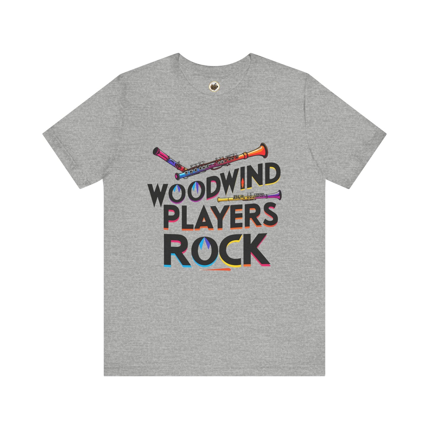 "Woodwind Players Rock" Unisex Short Sleeve T-Shirt