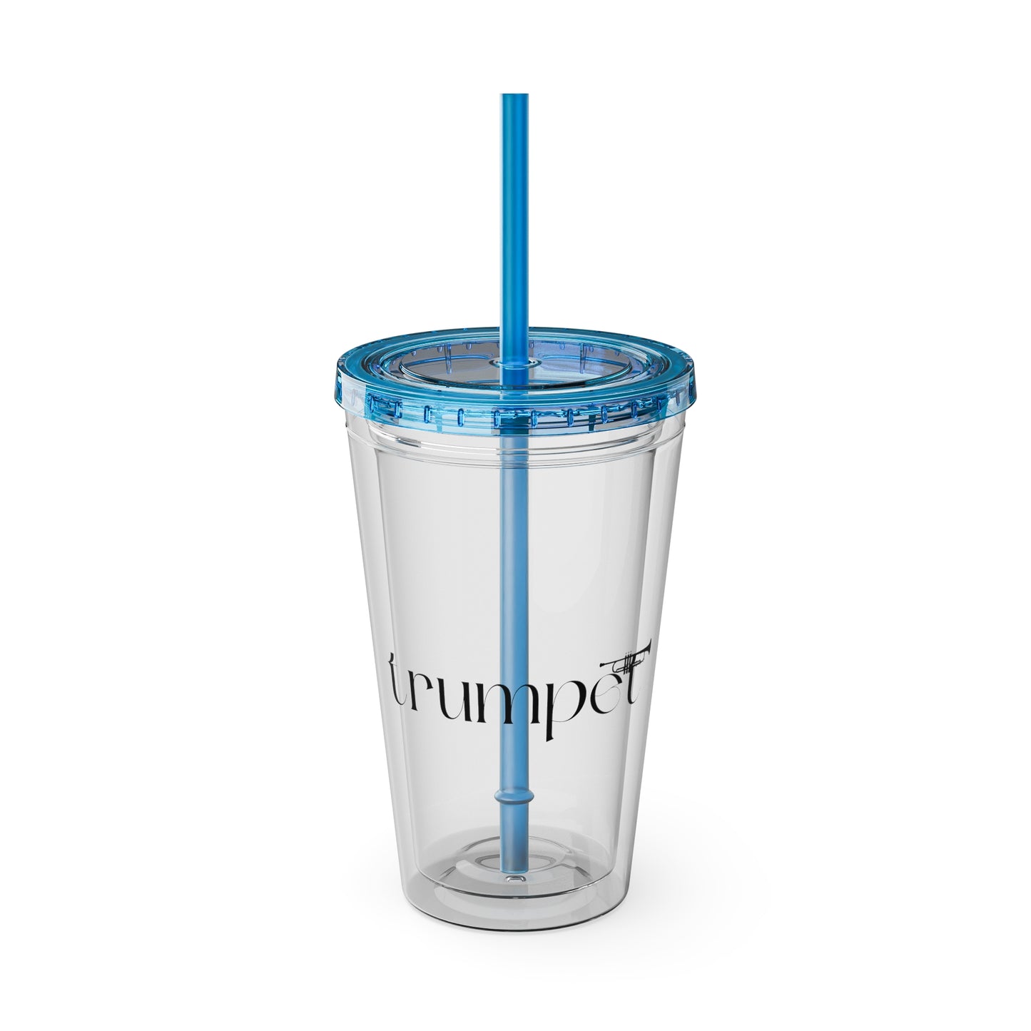 Sun-splash Tumbler with Straw, 16 oz.