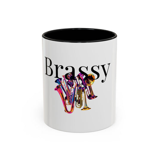 Brassy Accent Coffee Mug (11, 15oz)