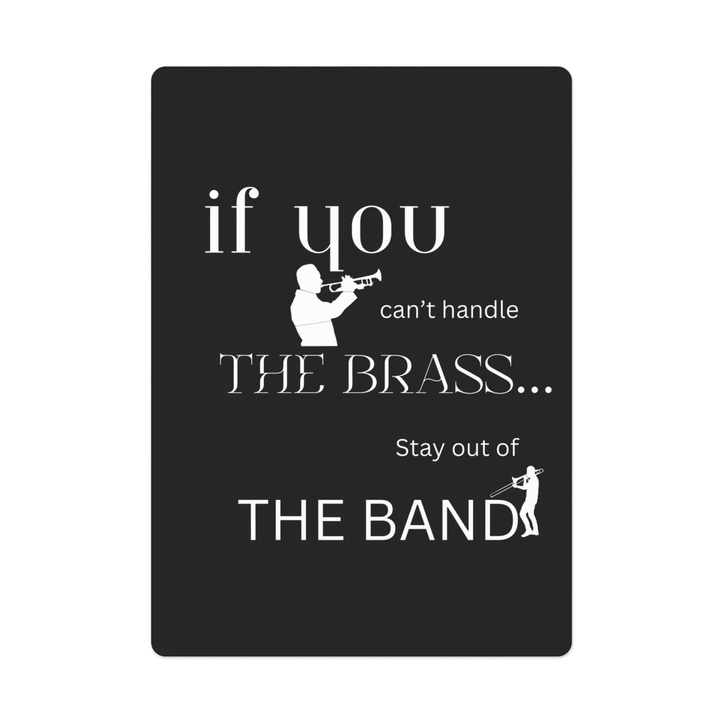 "Brass Band" Poker Cards