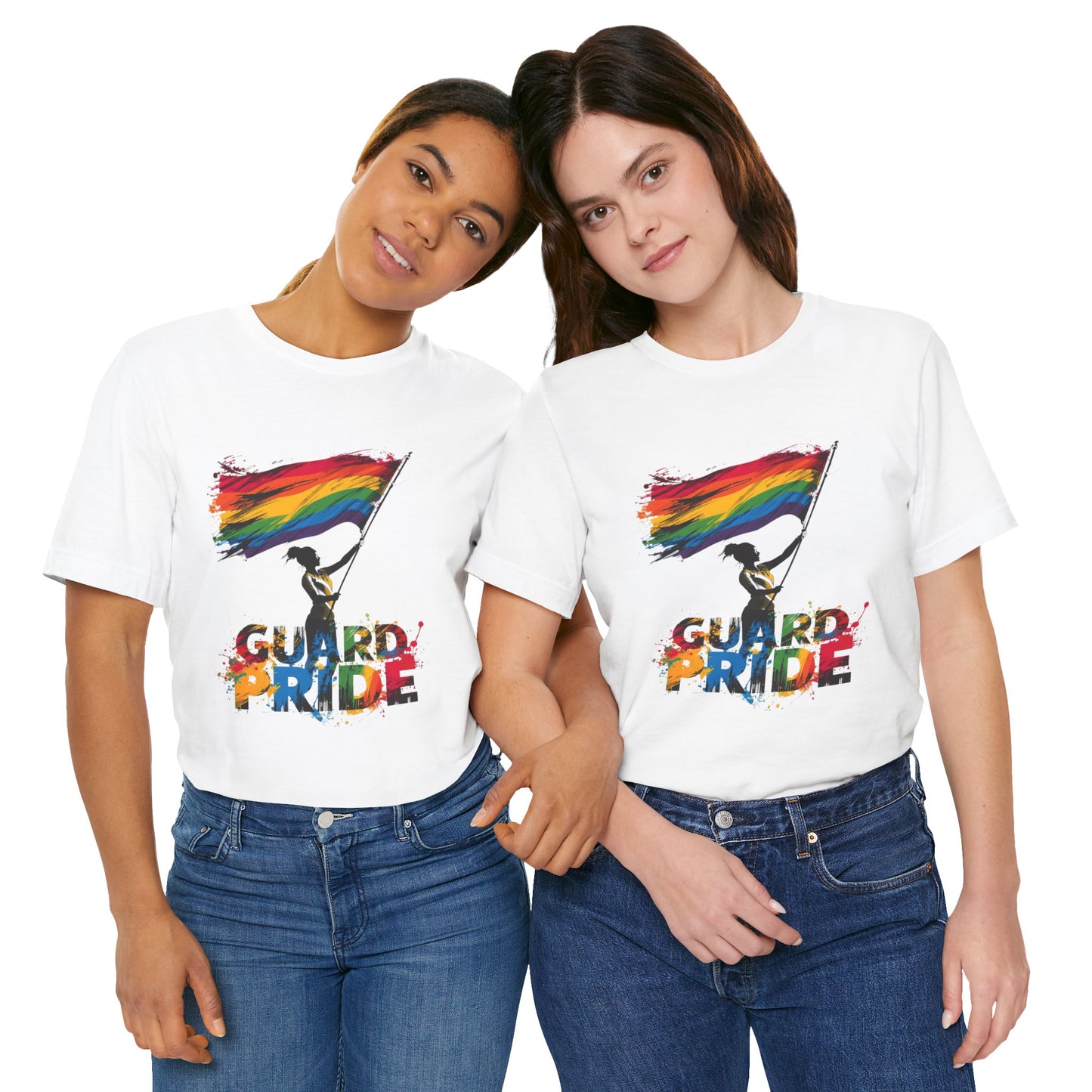 Guard Pride Tee - Color Guard Rainbow Flag Shirt