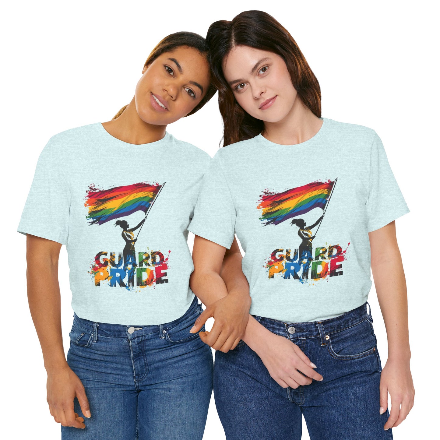 Guard Pride Tee - Color Guard Rainbow Flag Shirt