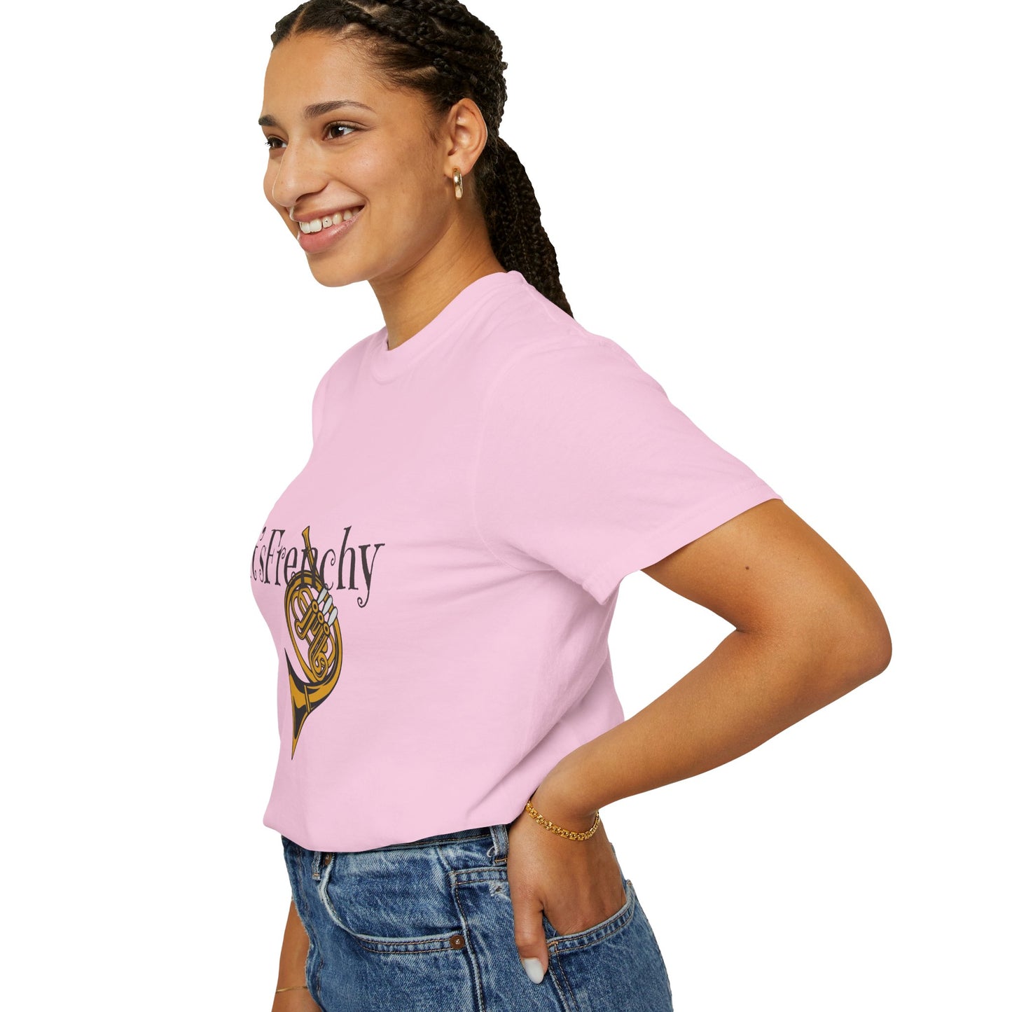 "French Horn" Unisex Garment-Dyed T-shirt