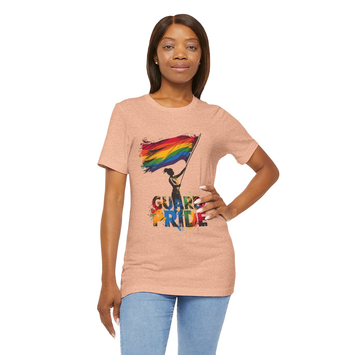 Guard Pride Tee - Color Guard Rainbow Flag Shirt