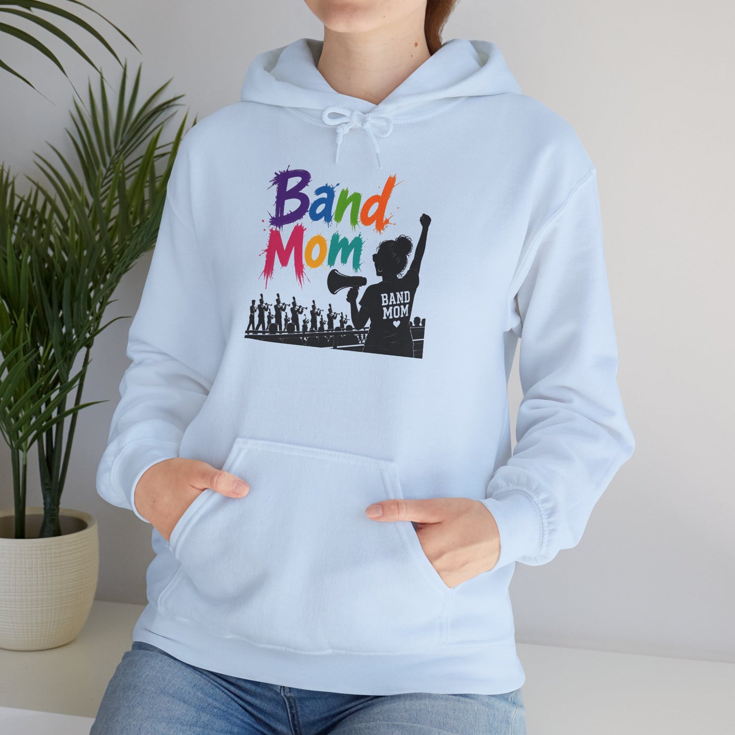 Colorful Band Mom Hoodie