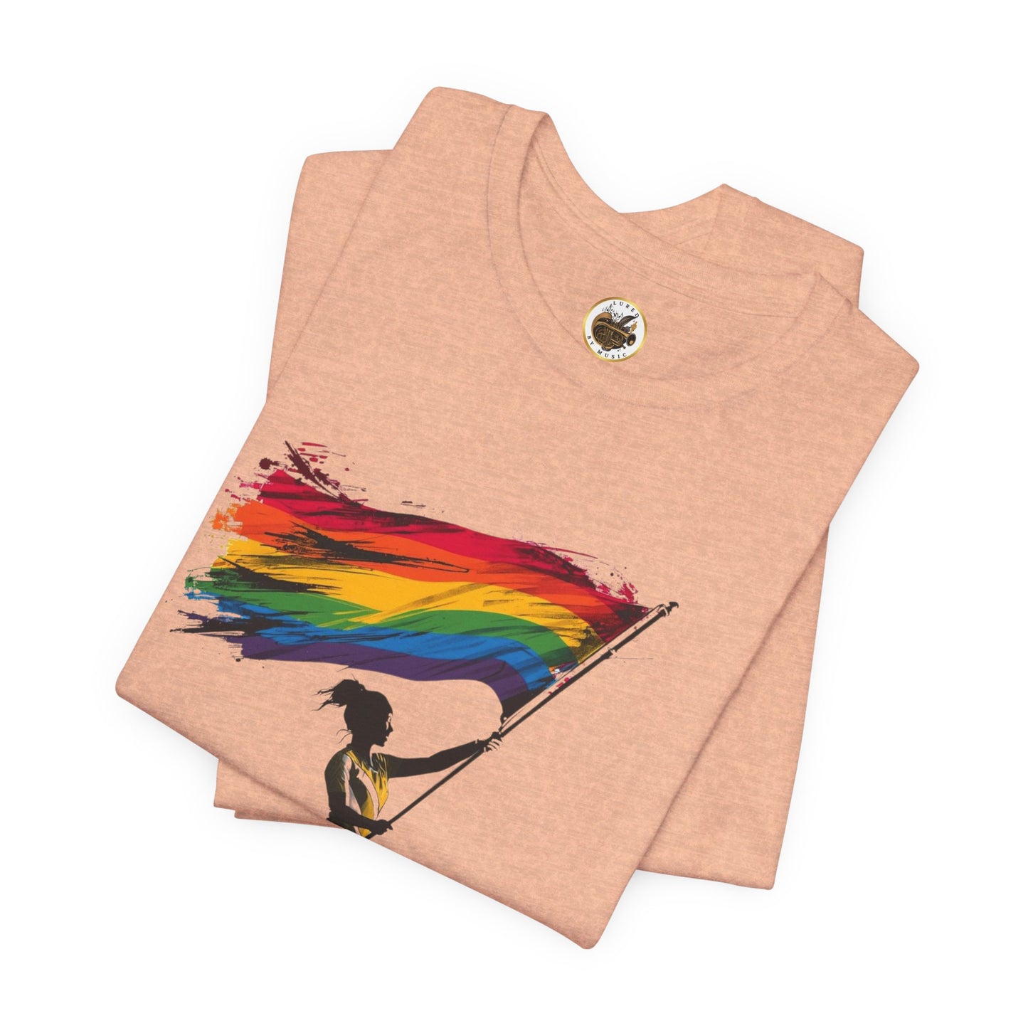 Guard Pride Tee - Color Guard Rainbow Flag Shirt