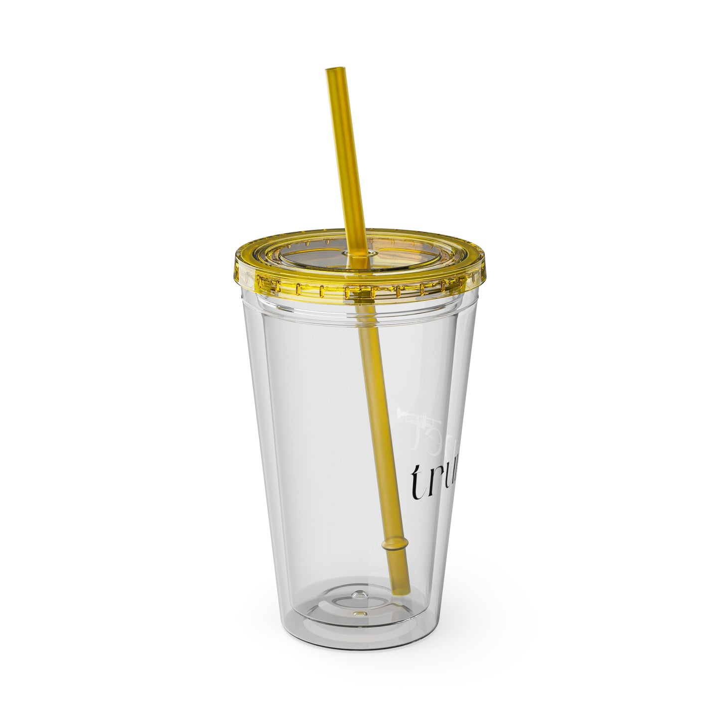 Sun-splash Tumbler with Straw, 16 oz.