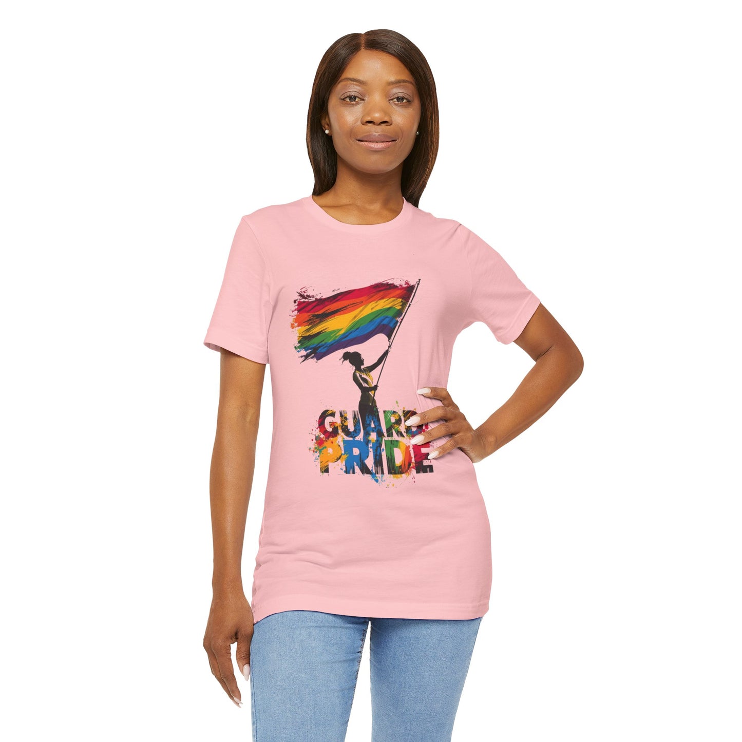 Guard Pride Tee - Color Guard Rainbow Flag Shirt