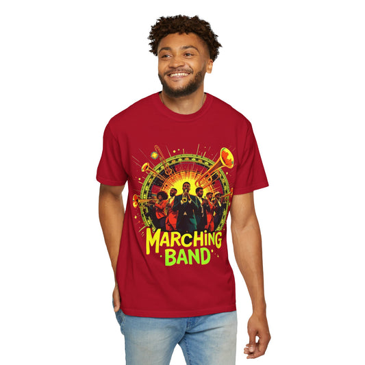 "Marching Band" Unisex Garment Dyed  T-Shirt