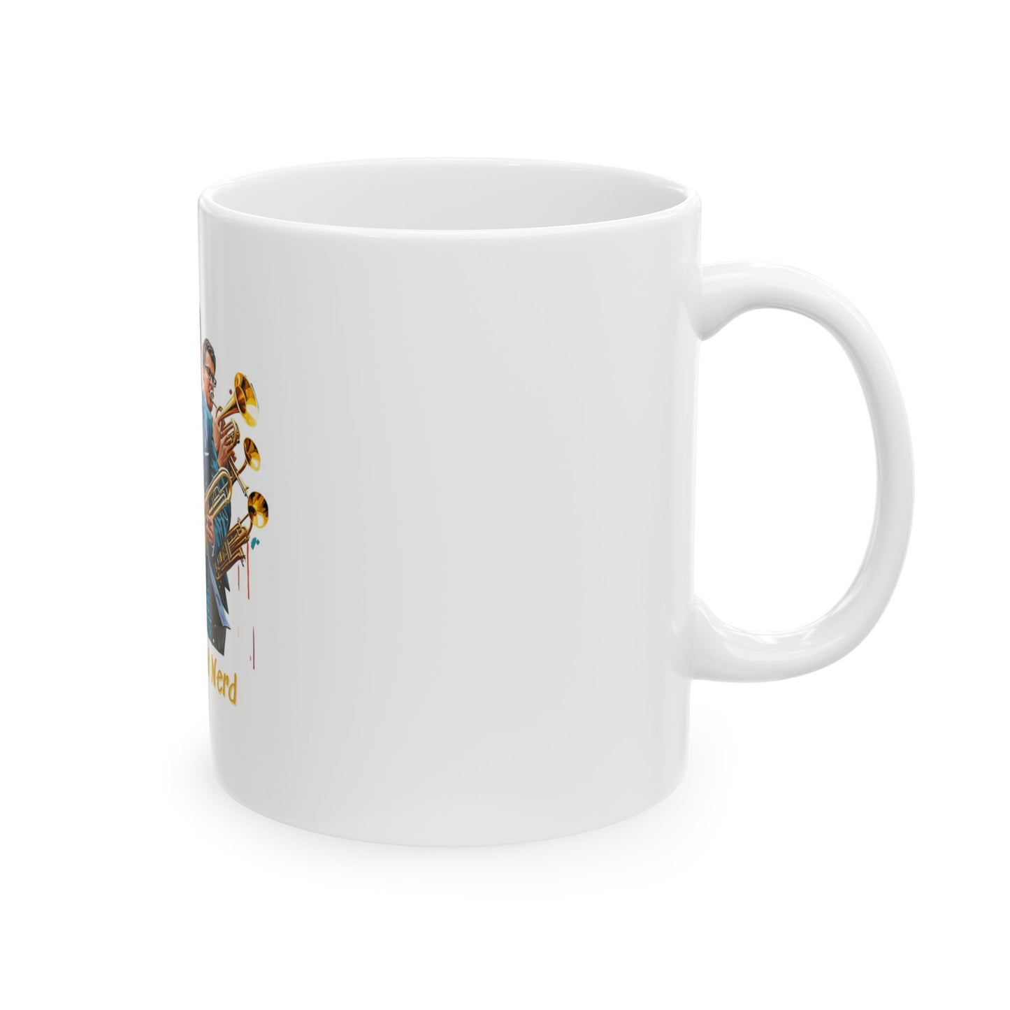 "Band Nerd" Ceramic Mug, (11oz, 15oz)