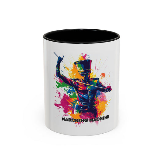 "Marching Machine" Accent Coffee Mug (11, 15oz)