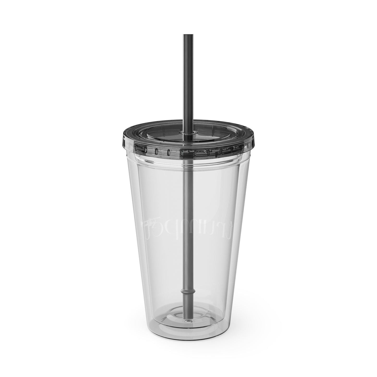 Sun-splash Tumbler with Straw, 16 oz.