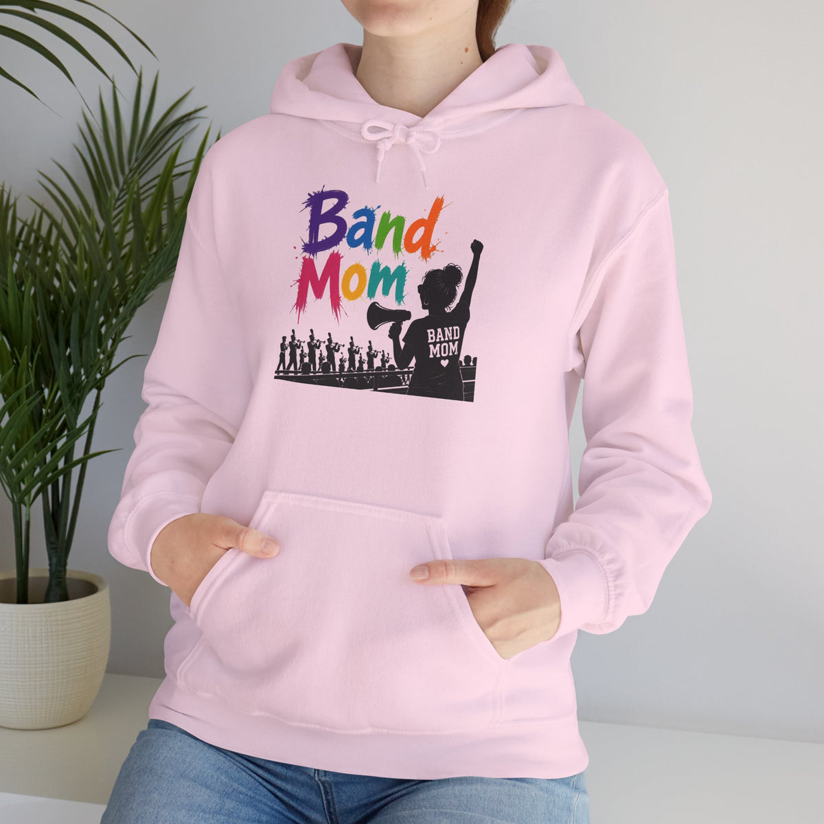 Colorful Band Mom Hoodie
