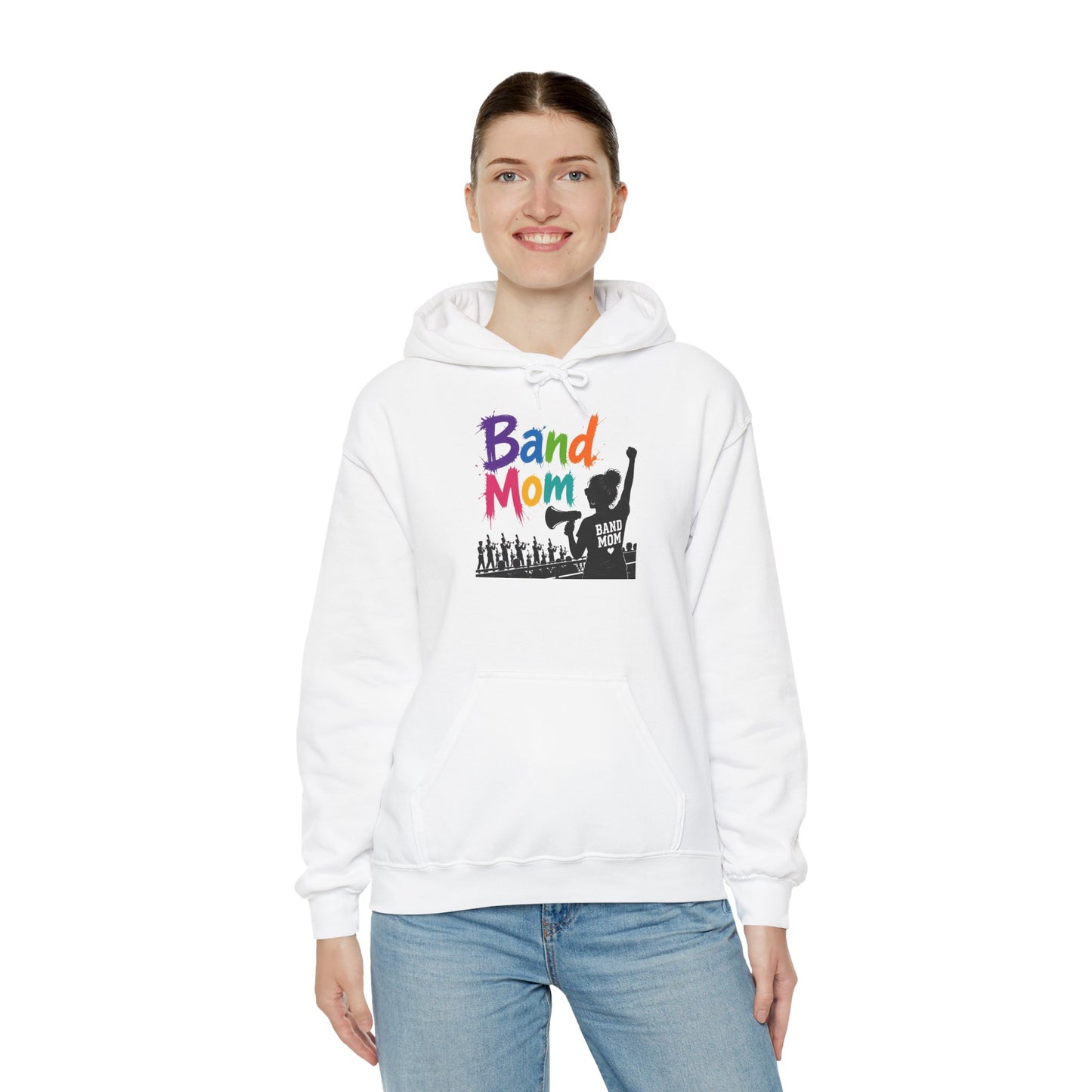 Colorful Band Mom Hoodie