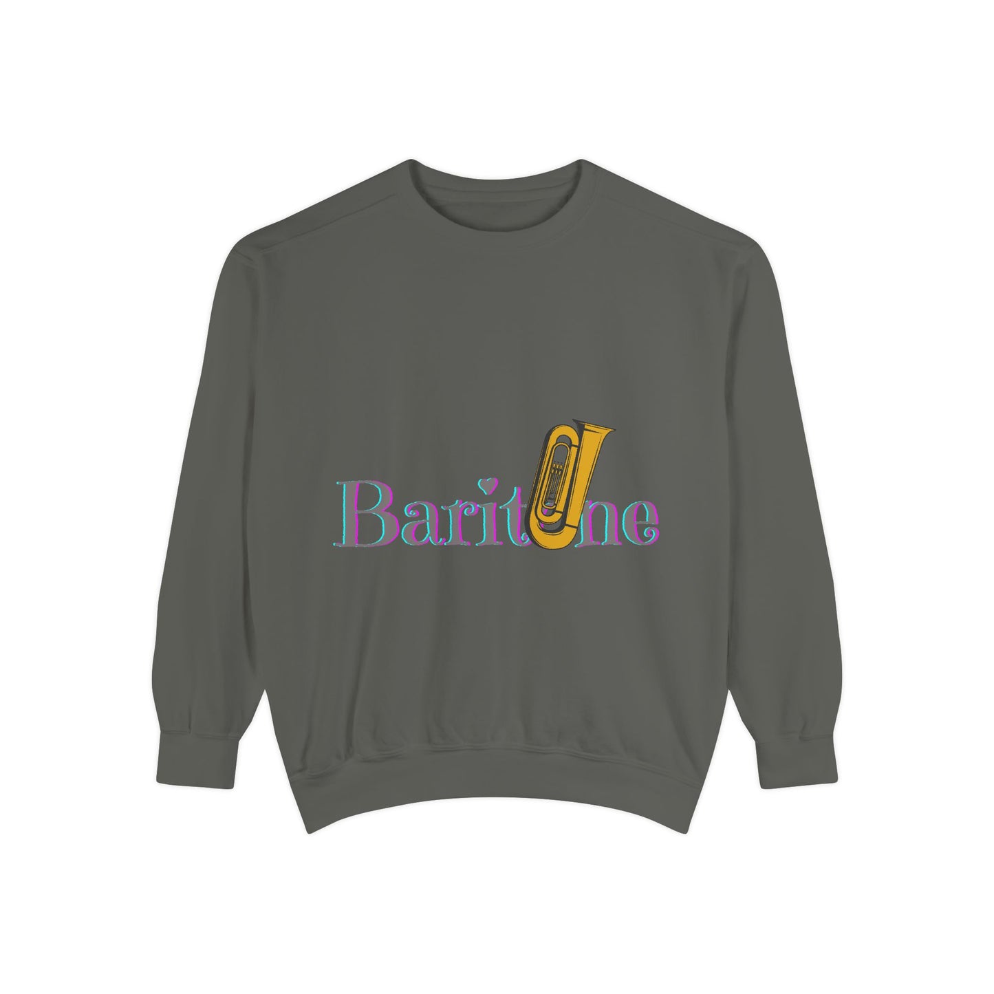 "Baritone" Unisex Garment-Dyed Sweatshirt