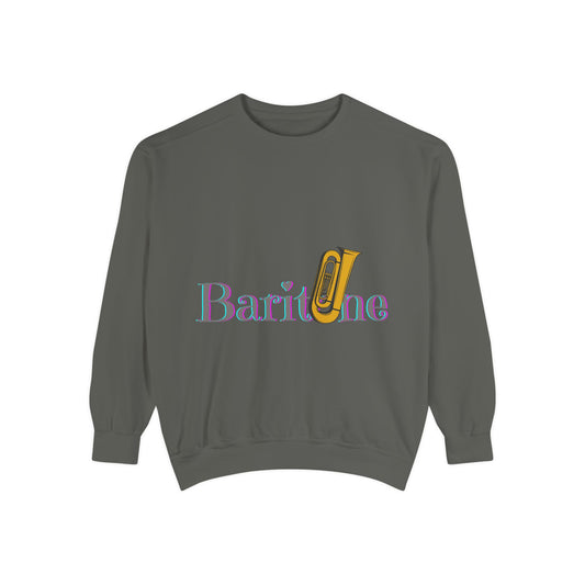 "Baritone" Unisex Garment-Dyed Sweatshirt