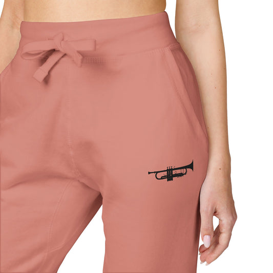 "Trumpet" Cozy Embroidered Unisex Fleece Sweatpants
