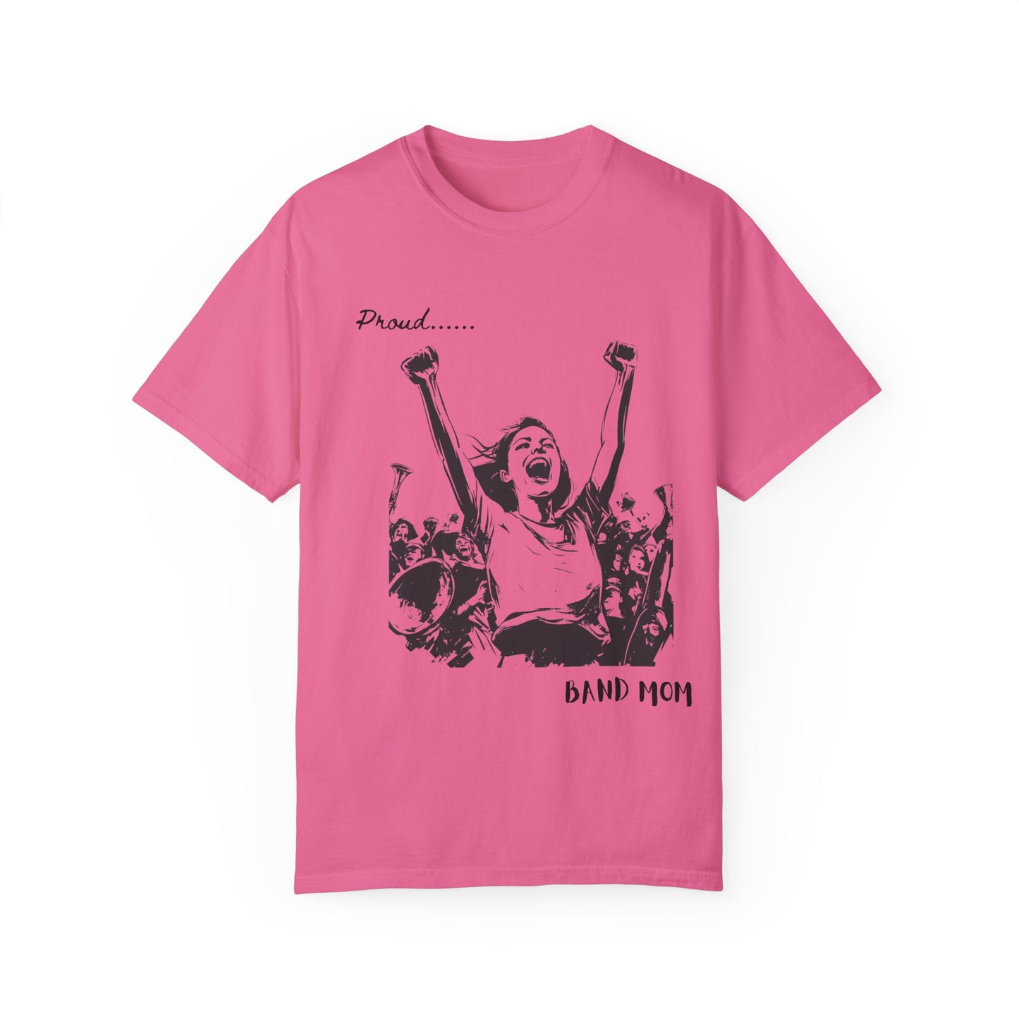 " Band Parent" Unisex Garment-Dyed T-shirt