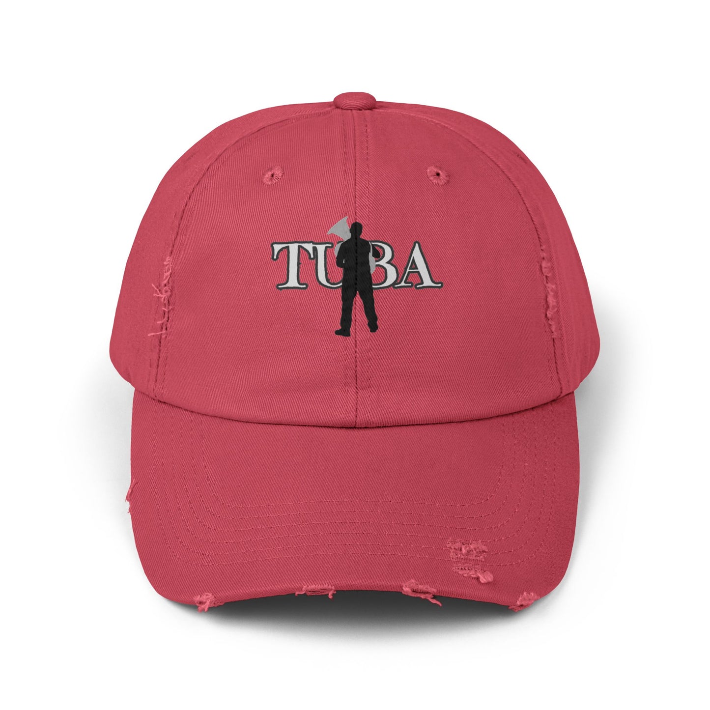 Unisex Tuba Distressed Cap