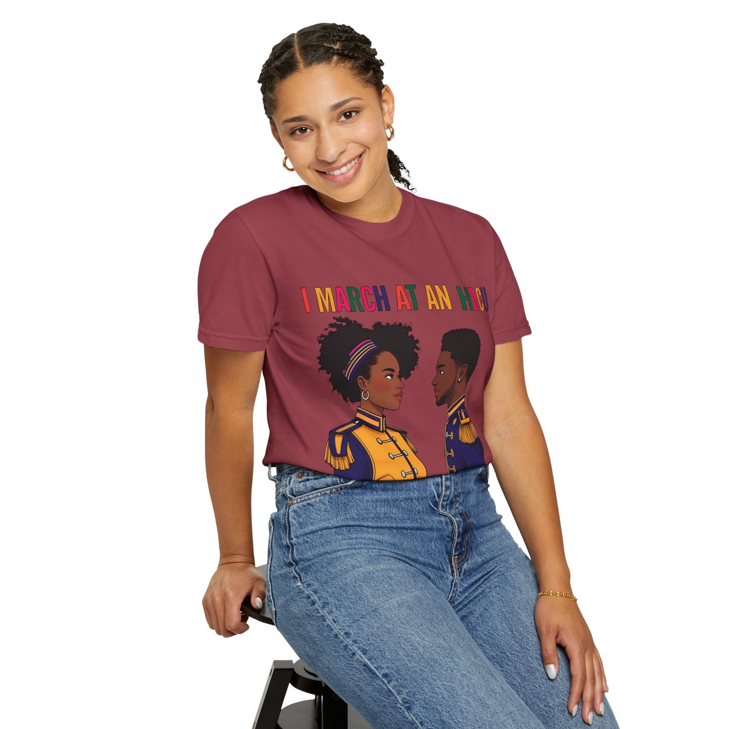 "HBCU Pride" Unisex Garment-Dyed T-shirt with