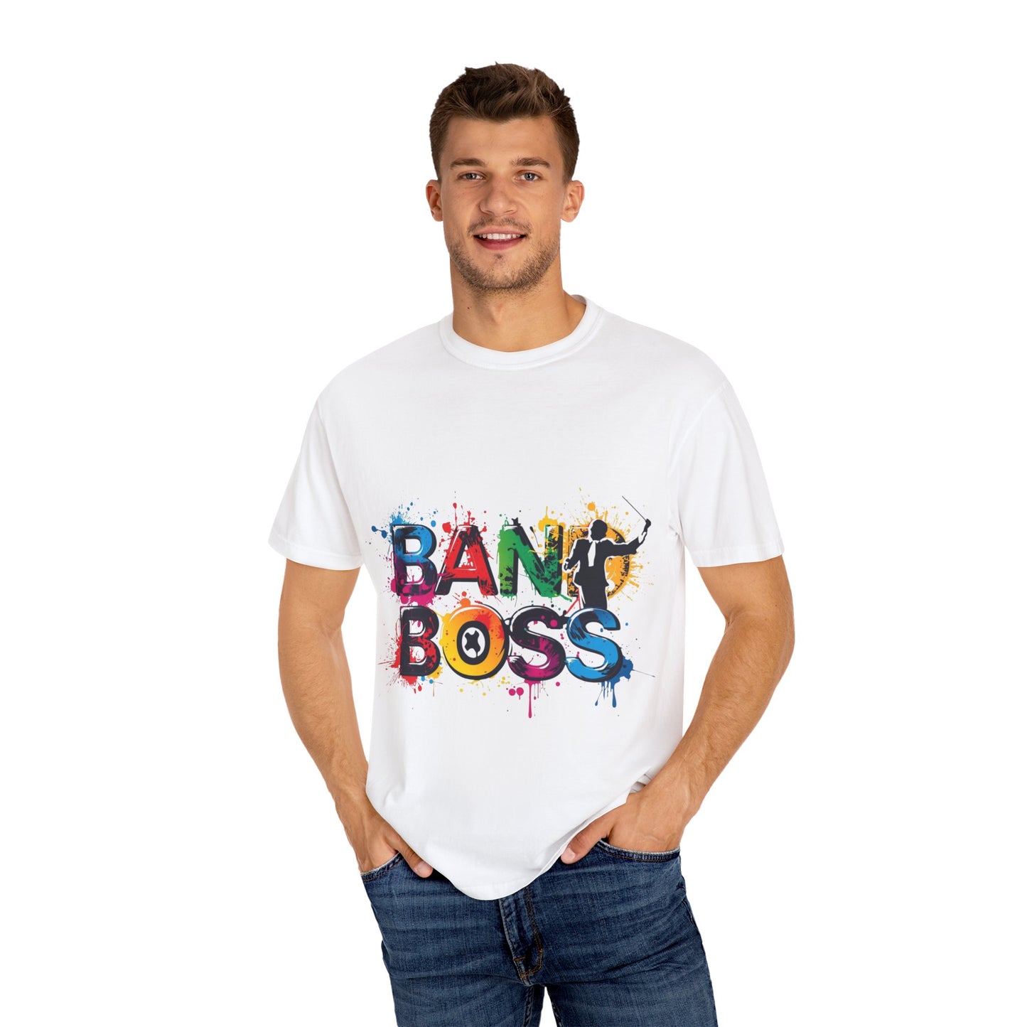 "Band Boss" Unisex  Garment Dyed T-Shirt
