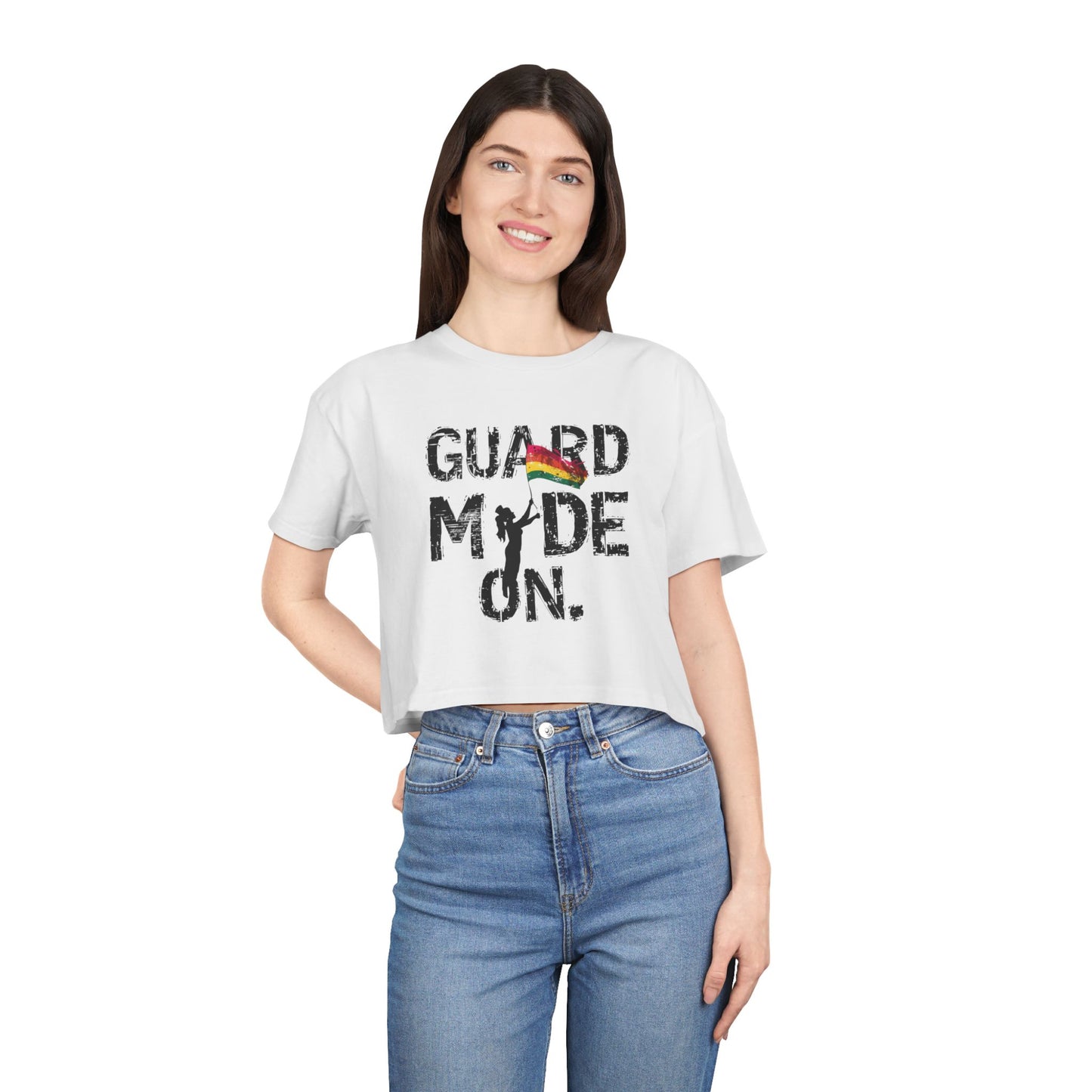Women's "Guard Mode" Crop Tee