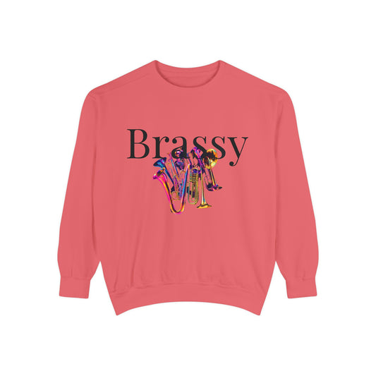" Brassy Bunch" Unisex Garment-Dyed Sweatshirt