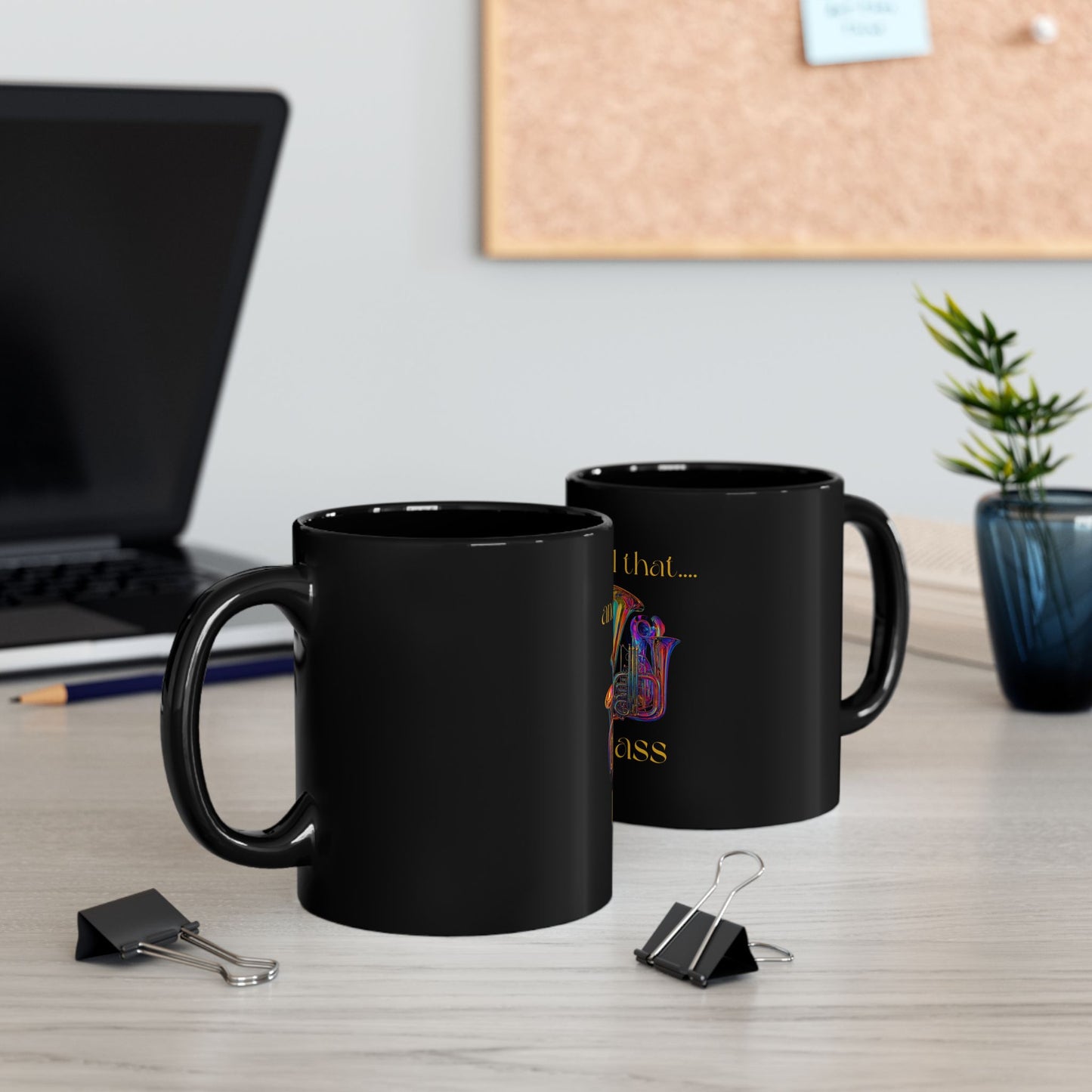 "All That Brass" Black Mug (11oz, 15oz)