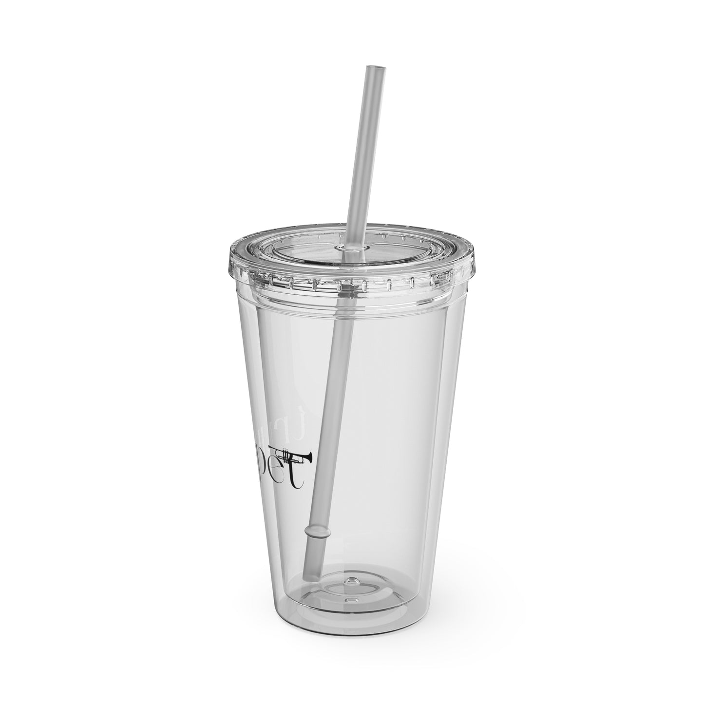 Sun-splash Tumbler with Straw, 16 oz.