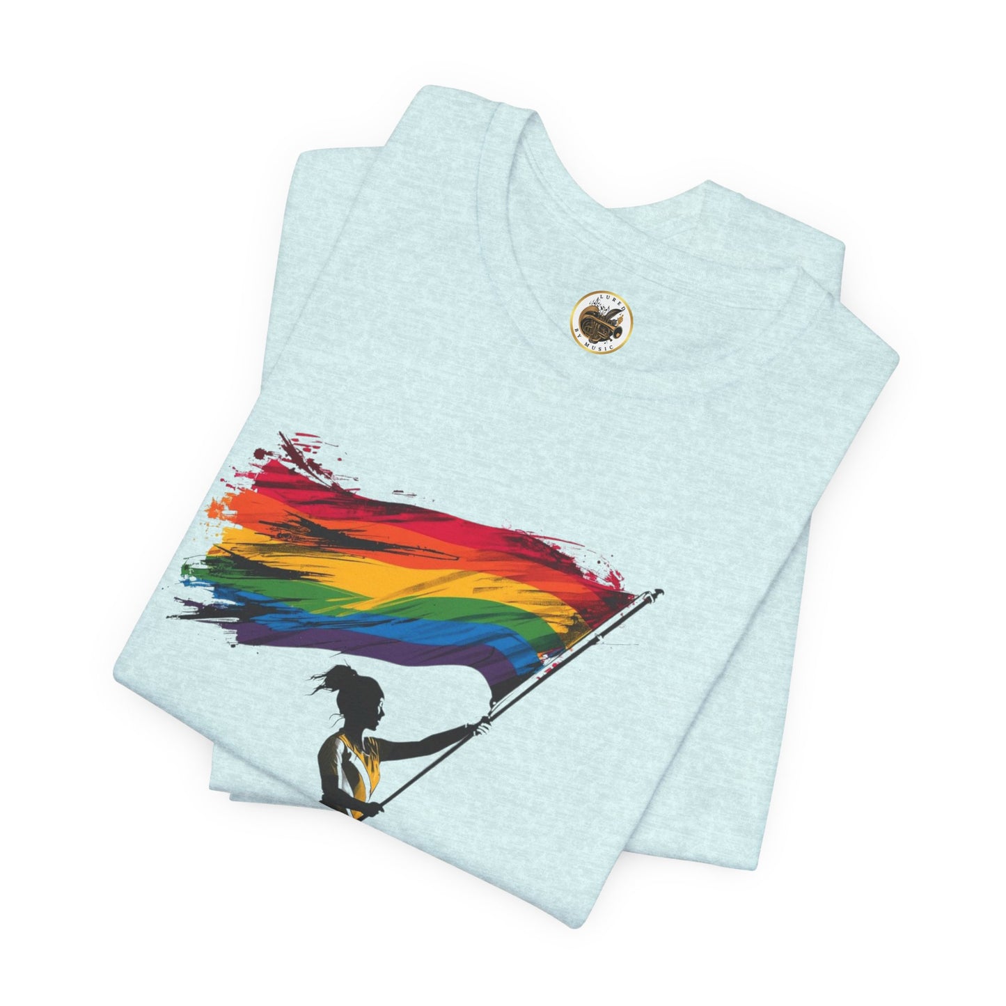 Guard Pride Tee - Color Guard Rainbow Flag Shirt