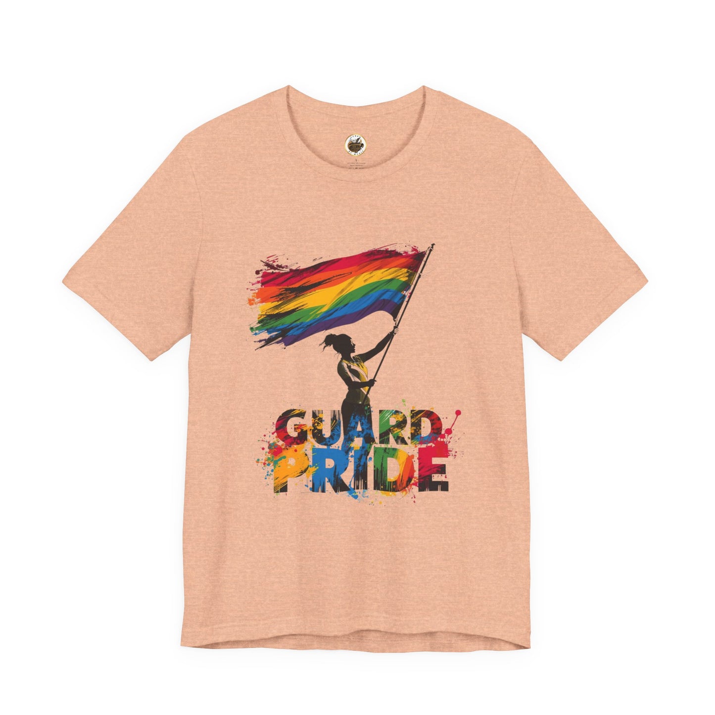 Guard Pride Tee - Color Guard Rainbow Flag Shirt