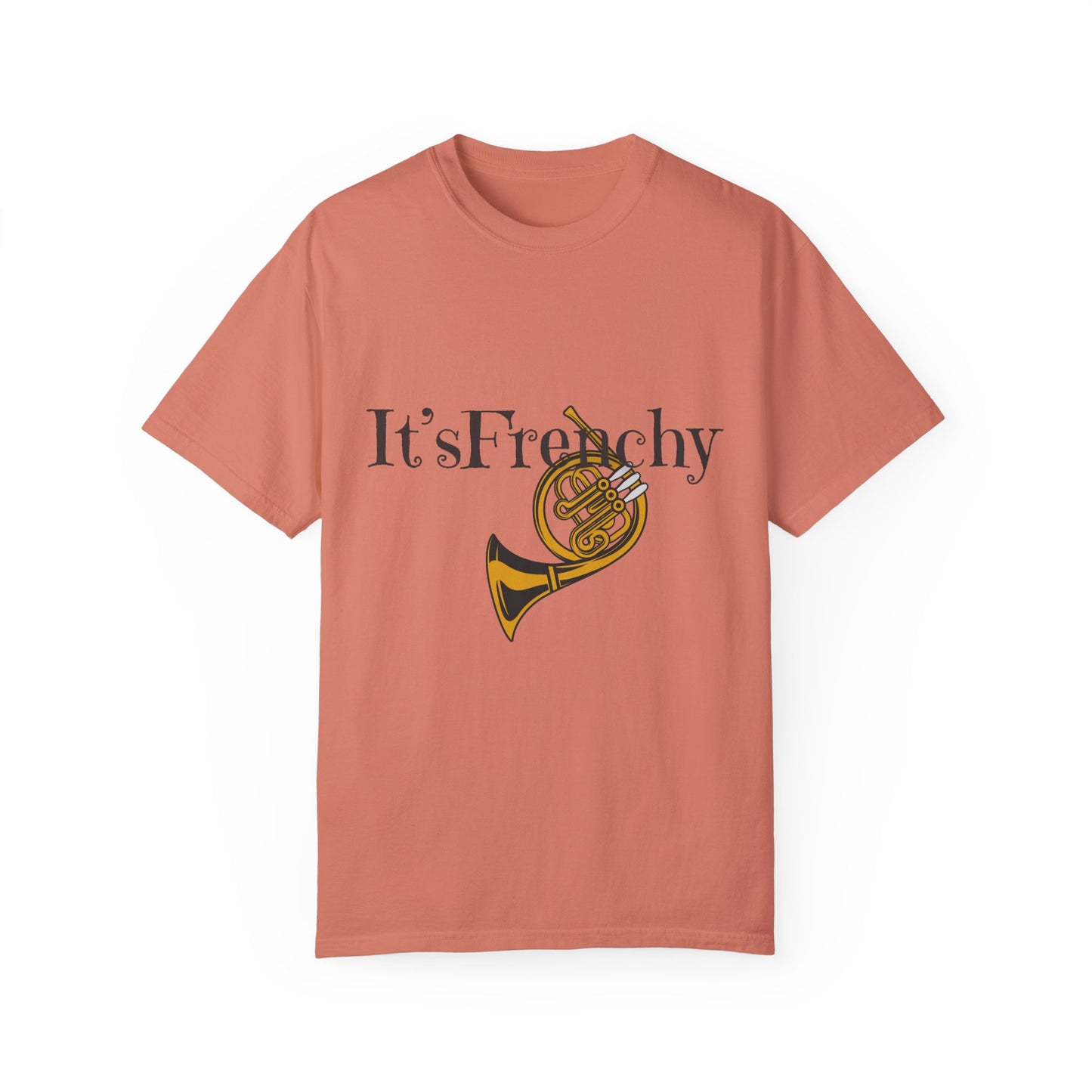 "French Horn" Unisex Garment-Dyed T-shirt