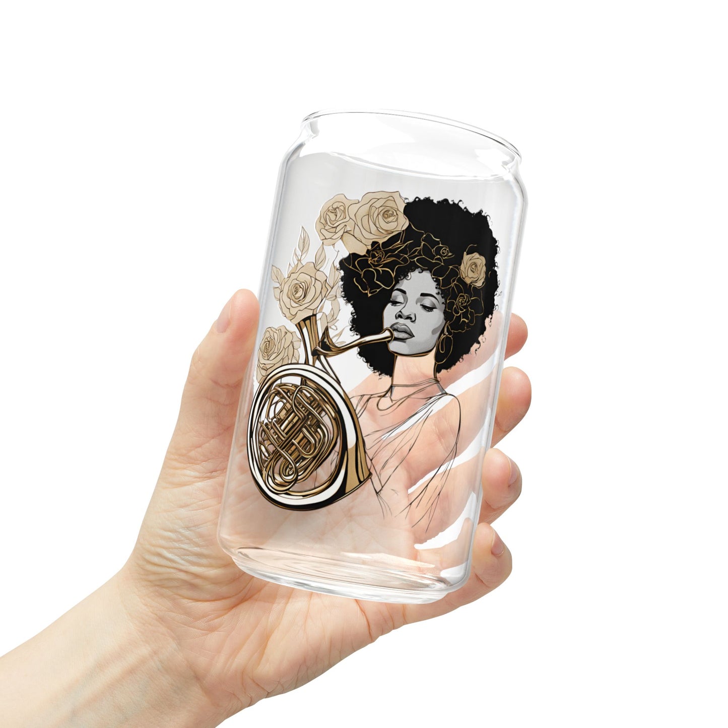 "Ladies Of Brass" Sipper Glass, 16 oz.