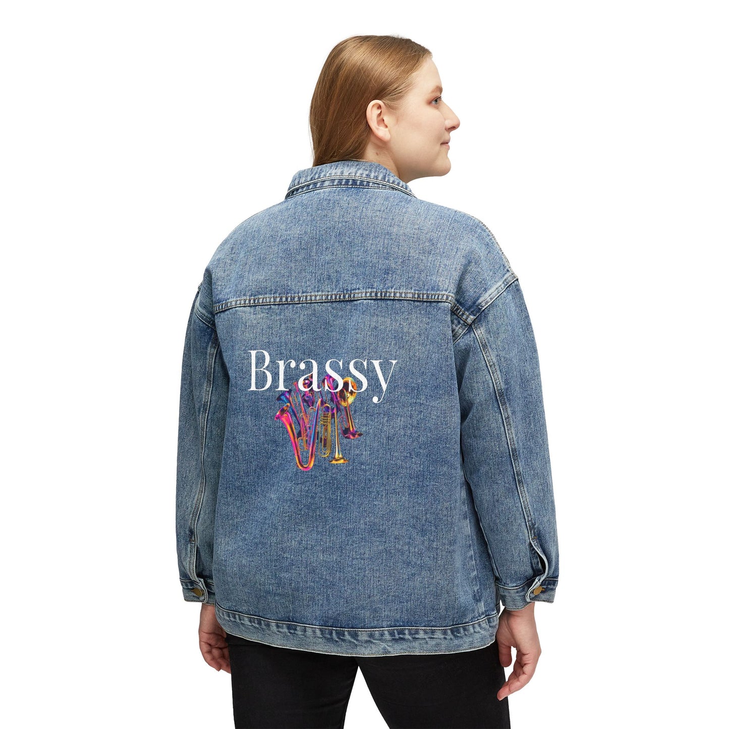 "Brassy" Women's Denim Jacket