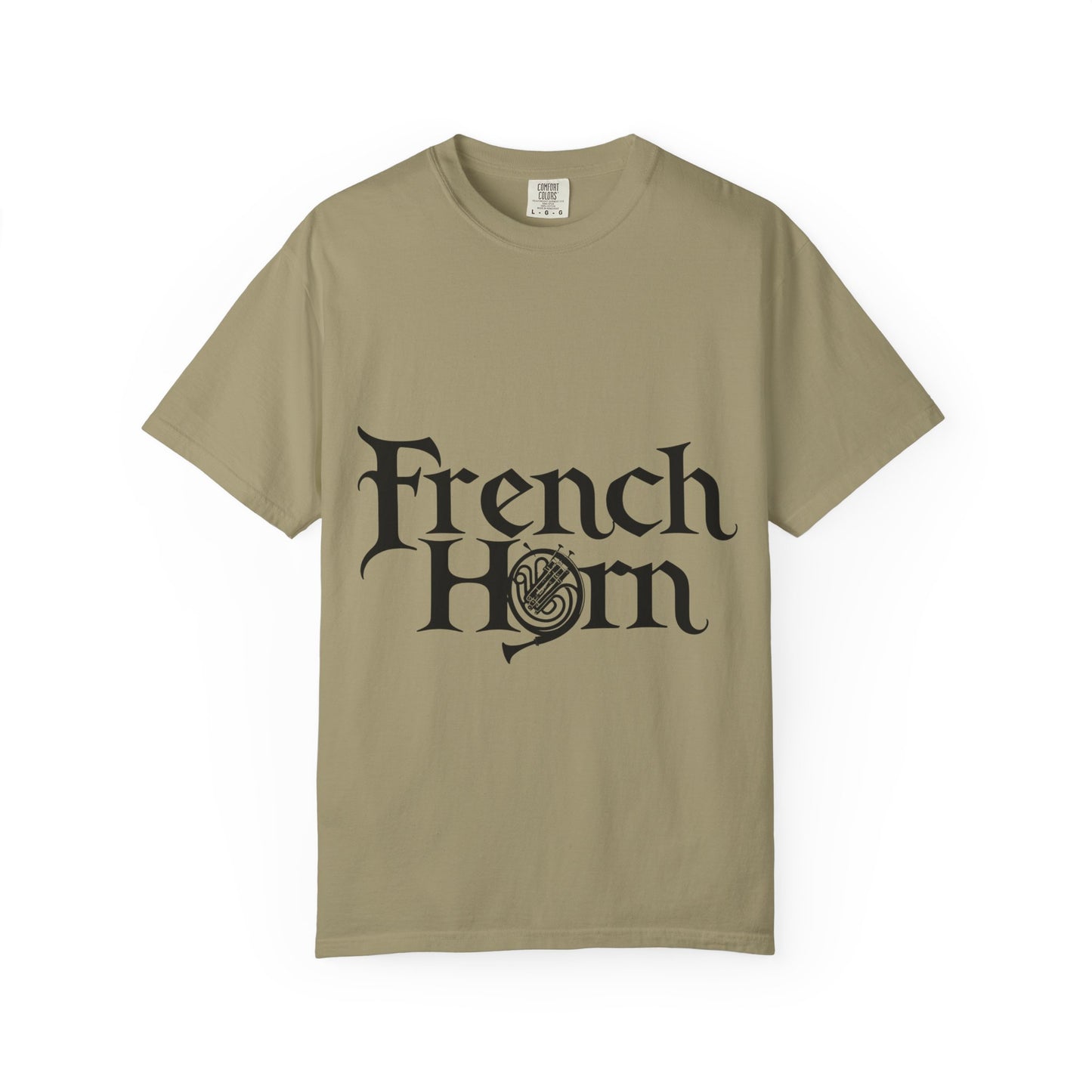 "French Horn" Unisex Garment-Dyed T-shirt