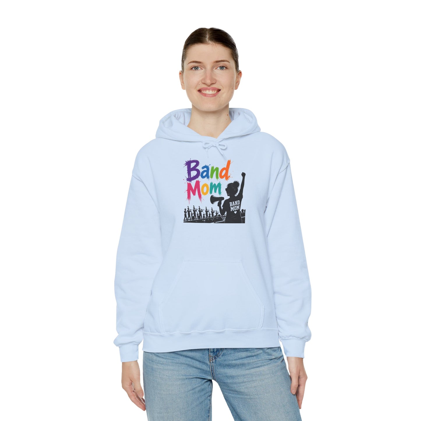 Colorful Band Mom Hoodie