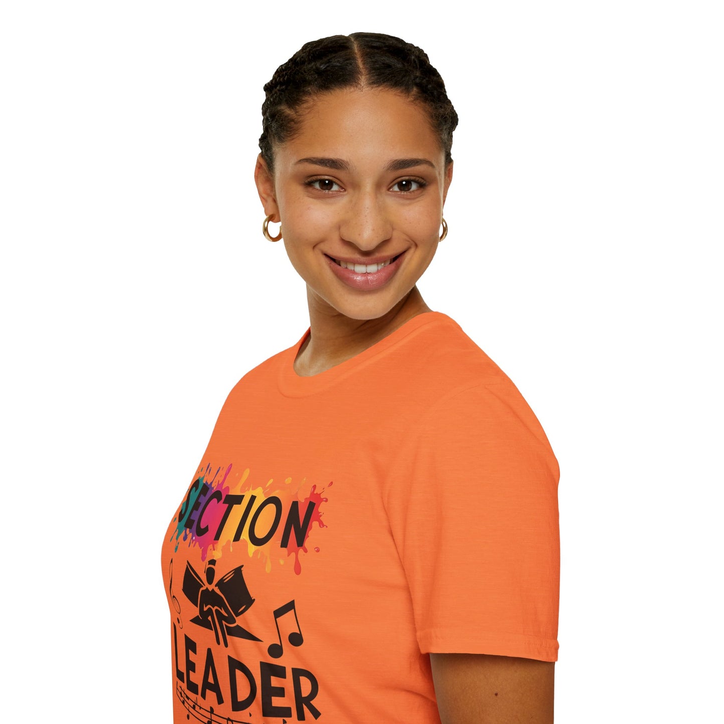 Splash Paint "Section Leader" Unisex Soft-style T-Shirt