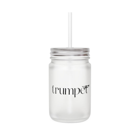 " Trumpet" Mason Jar