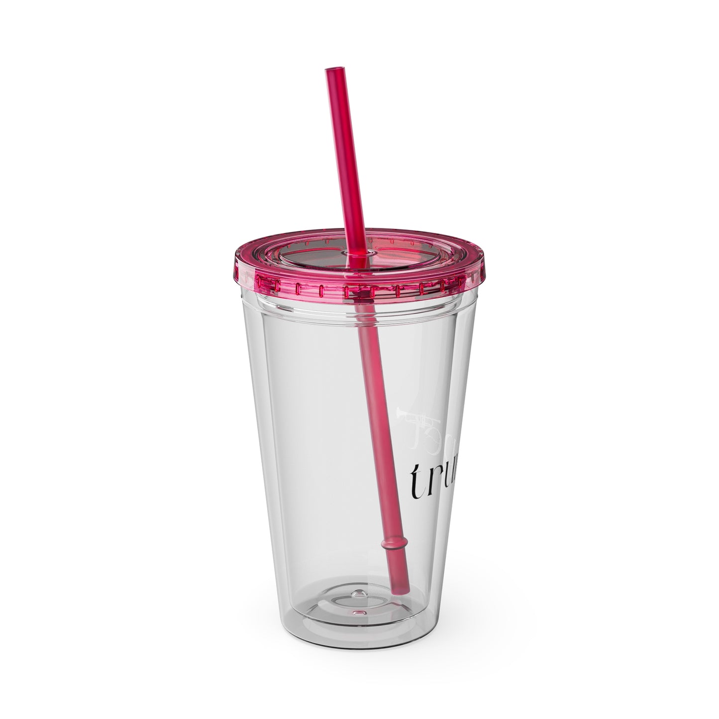 Sun-splash Tumbler with Straw, 16 oz.