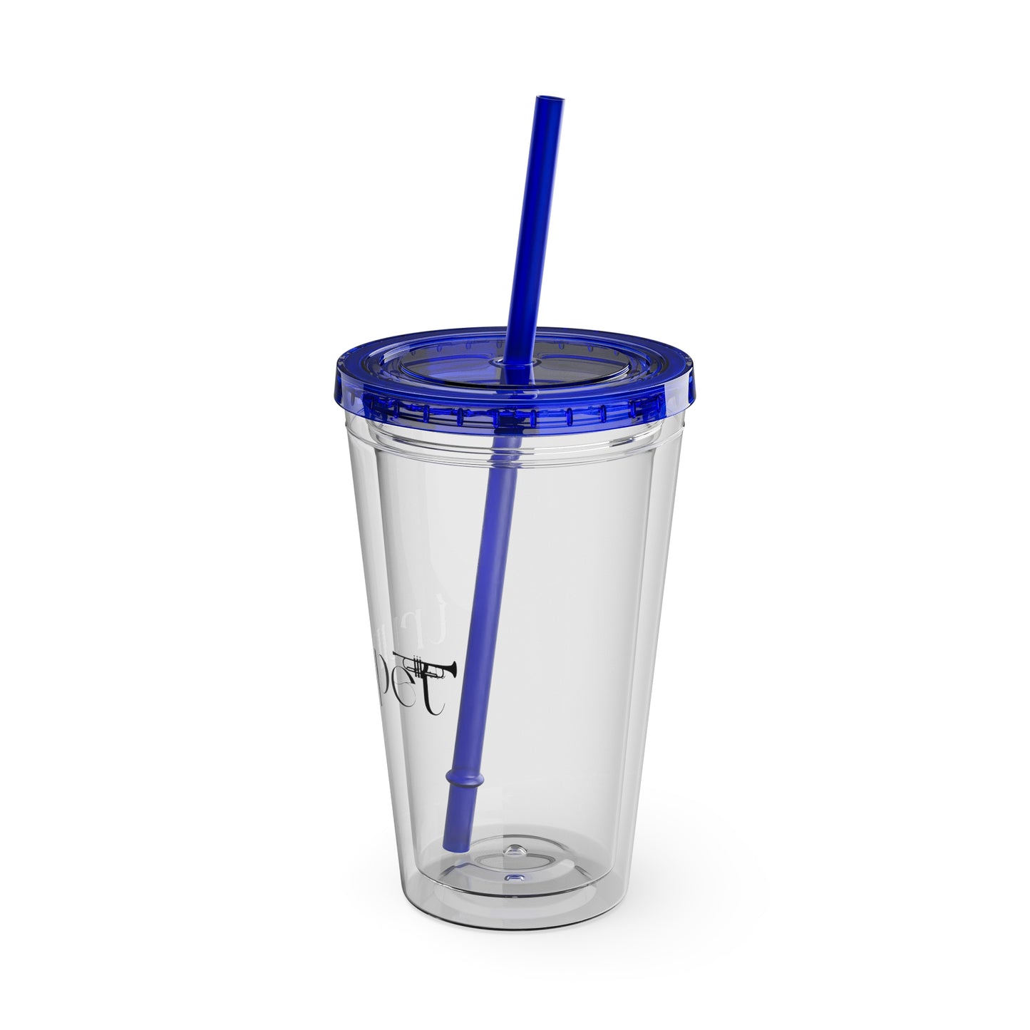 Sun-splash Tumbler with Straw, 16 oz.