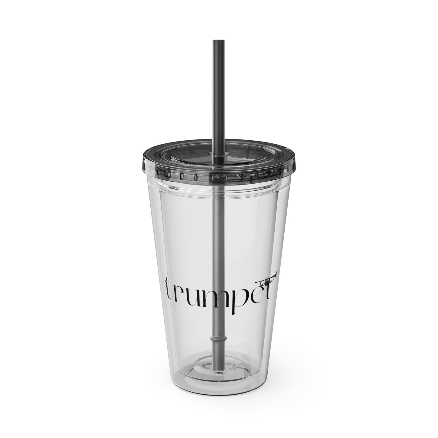 Sun-splash Tumbler with Straw, 16 oz.