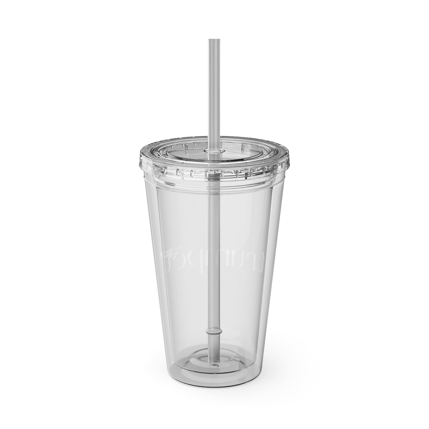 Sun-splash Tumbler with Straw, 16 oz.