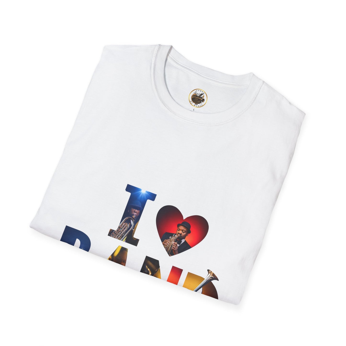 I Love Band Unisex Softstyle T-Shirt