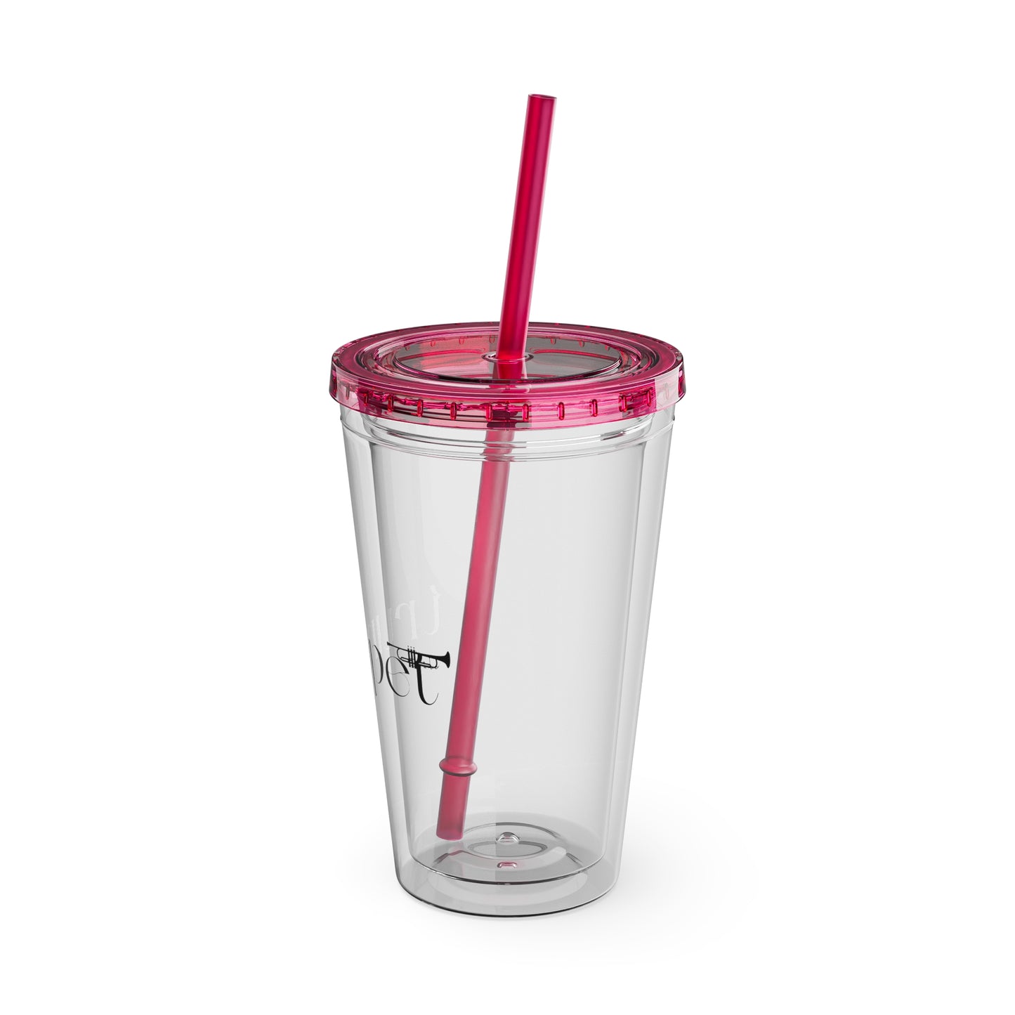 Sun-splash Tumbler with Straw, 16 oz.